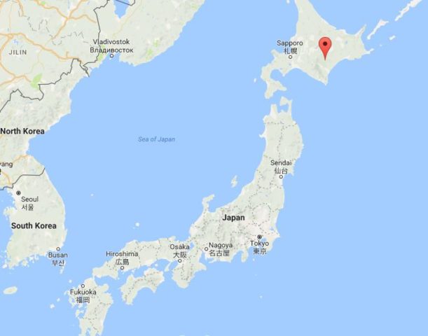 Location Obihiro on map Japan