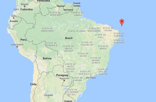 Location Atlantic Islands on map Brazil