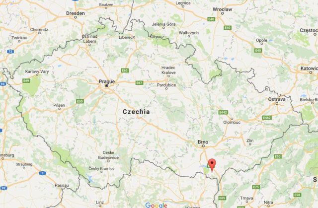 Location Lednice on map Czech Republic