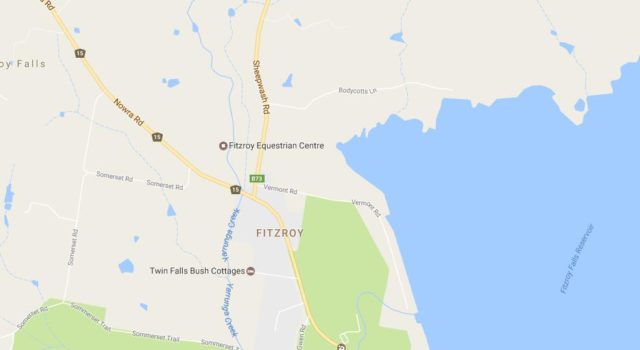 Map of Fitzroy Falls Australia