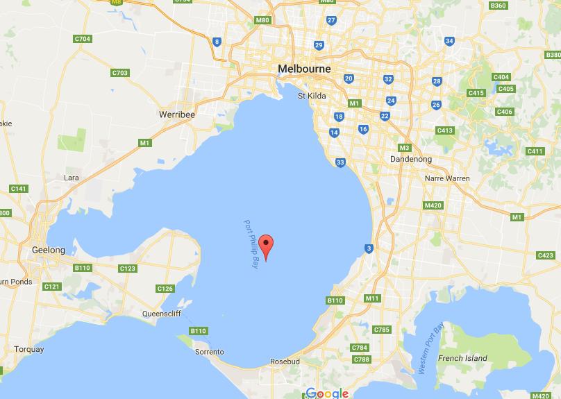 Map of Port Phillip Bay