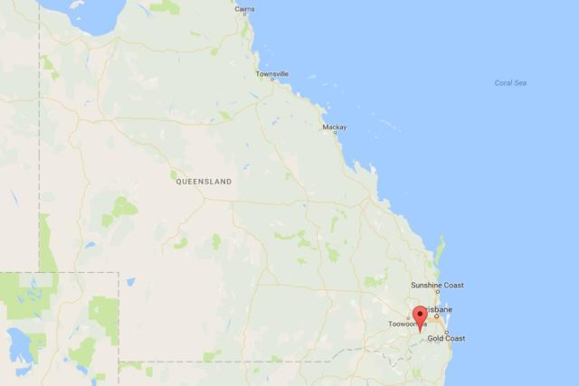 Location Cunningham's Gap on map Queensland
