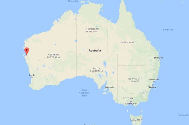 Location Hamelin Pool on map of Australia