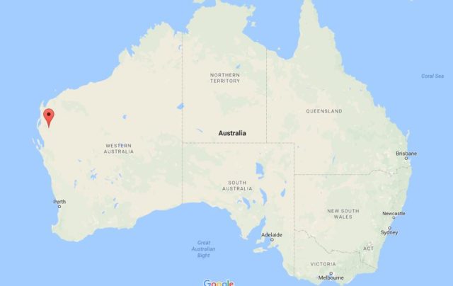 Location Kennedy Range on map Australia