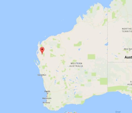 Location of Kennedy Range on map Western Australia