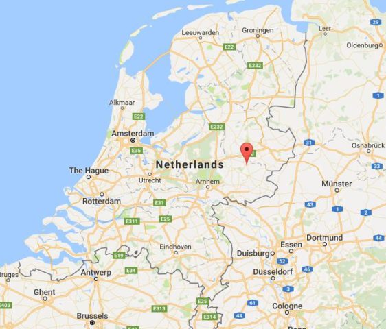 Location Lochem on map of Netherlands