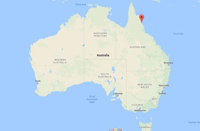 Location of Mossman Gorge on map Australia