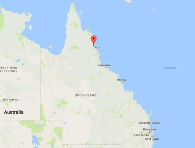 Location Mossman Gorge on map Queensland