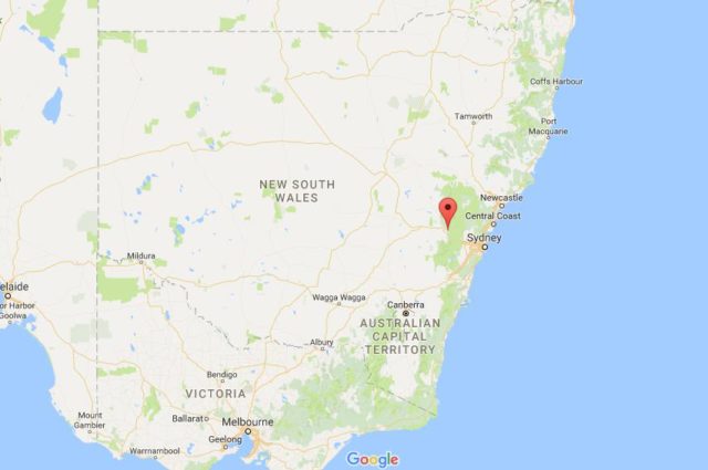 Location Six Foot Track on map New South Wales