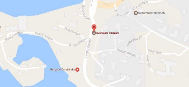 Map of Sunnmore Museum Alesund