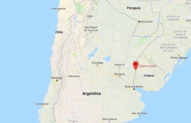 Where is Colon on map Argentina