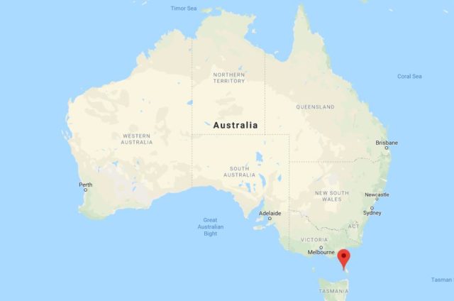 Location of Low Islets on map of Australia