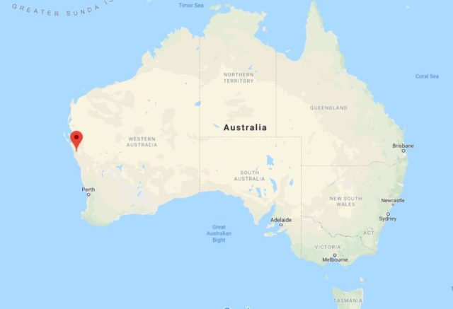 Location of Murchison River on map of Australia