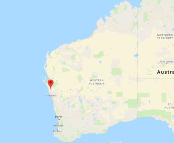 Location of Murchison River on map of Western Australia