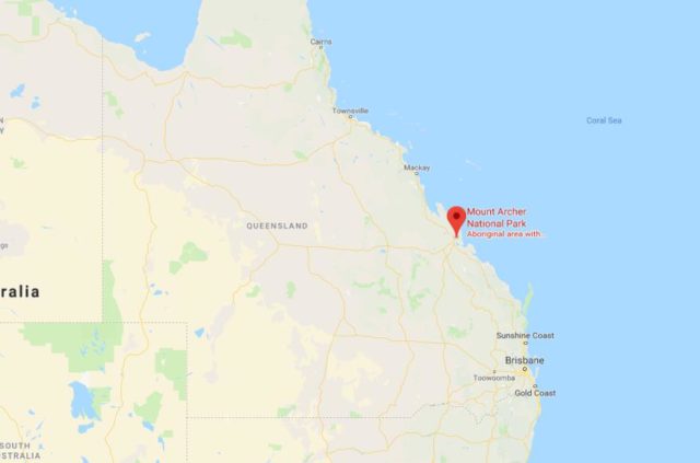 Where is Mount Archer National Park located on map of Queensland