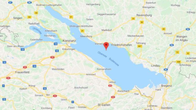 Map of Lake Constance Austria
