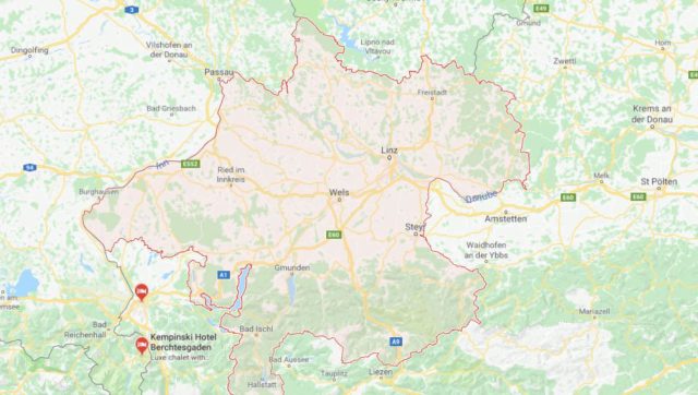Upper Austria map