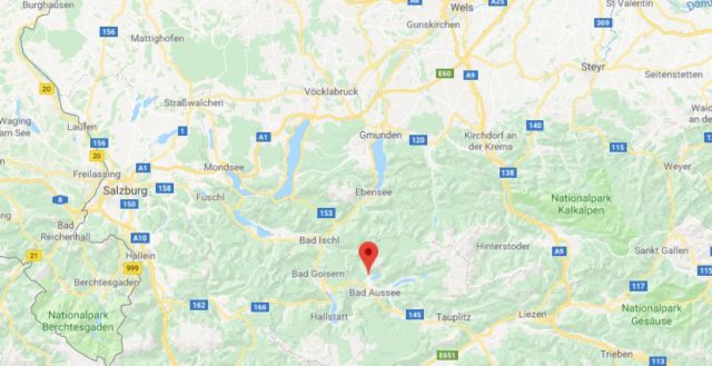 Where is Altaussee located on map