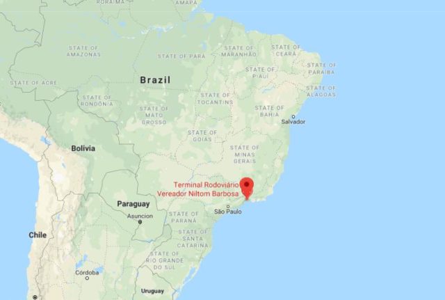 Where is Angra dos Reis located on map of Brazil