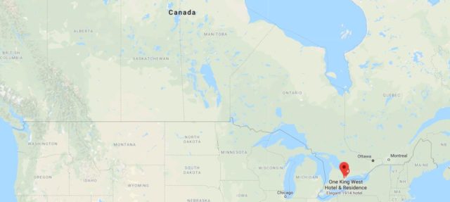 Where is Mississauga located on map of Canada