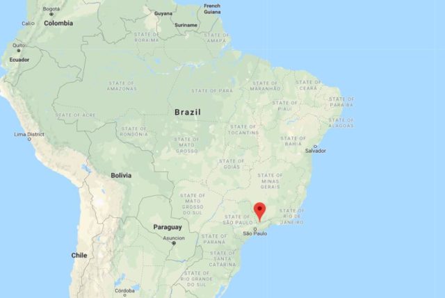 Where is Monte Verde located on map of Brazil