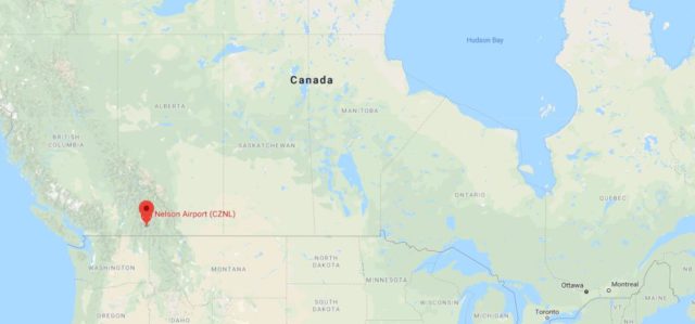 Where is Nelson located on map of Canada