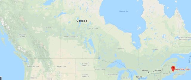 Where is St John located on map of Canada