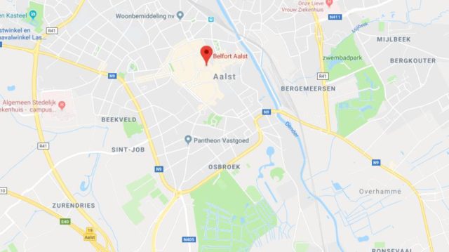 Where is The Belfry located on map of Aalst