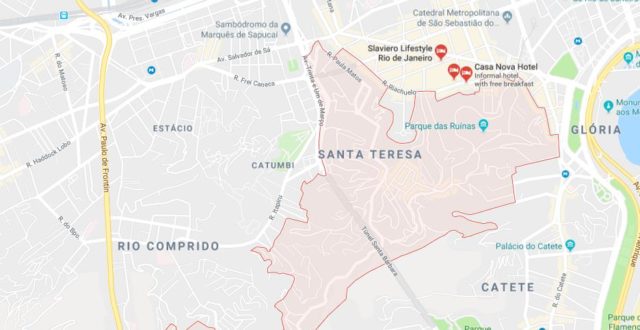 Map of Santa Teresa