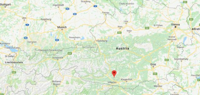 Where is Afritz am See located on map of Austria