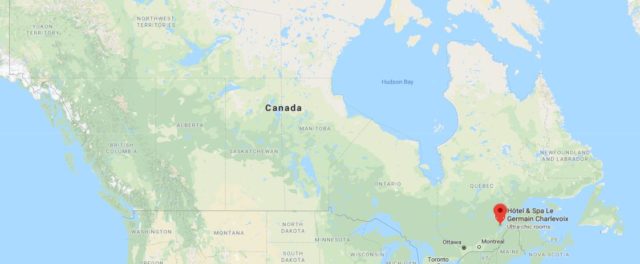 Where is Baie St Paul located on map of Canada