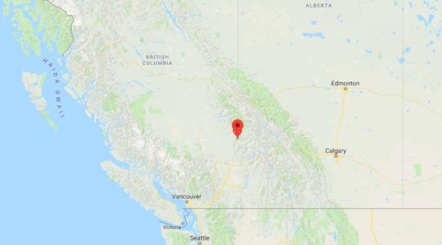 Where is Clearwater located on map of West Canada