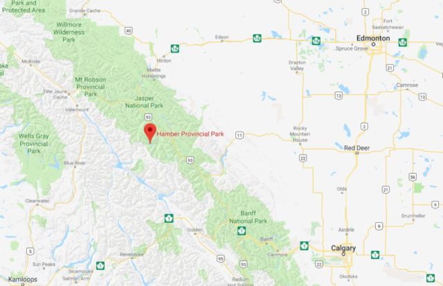 Where is Hamber Provincial Park located