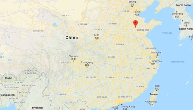 Where is Mount Tai located on map of China