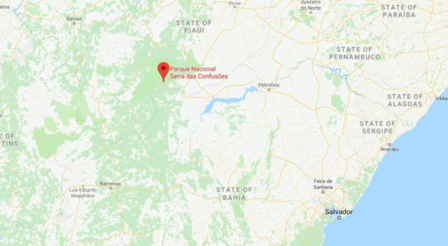 Where is Serra das Confusões National Park located