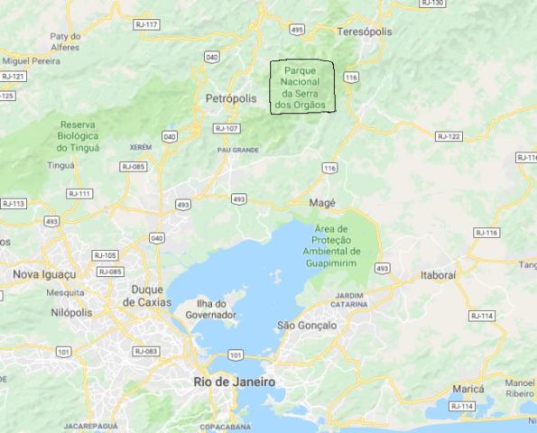 Where is Serra dos Orgãos National Park located