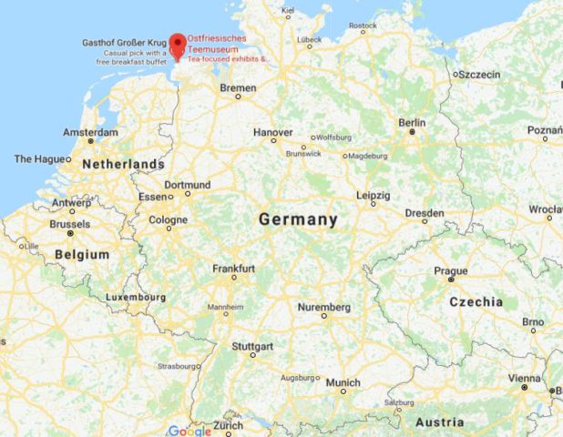 Where is Norden located on map of Germany