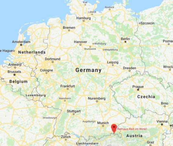 Where is Reit im Winkl located on map of Germany