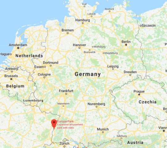 Where is Rust located on map of Germany