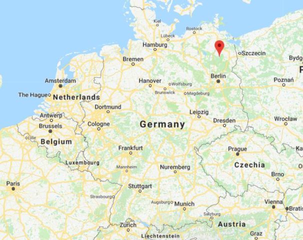 Where is Thomsdorf located on map of Germany