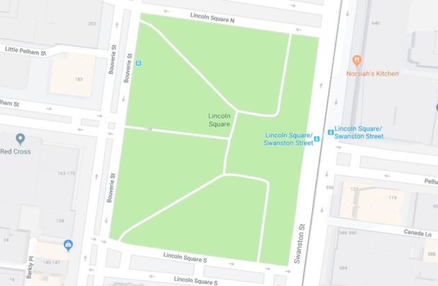 Map of Lincoln Square Melbourne