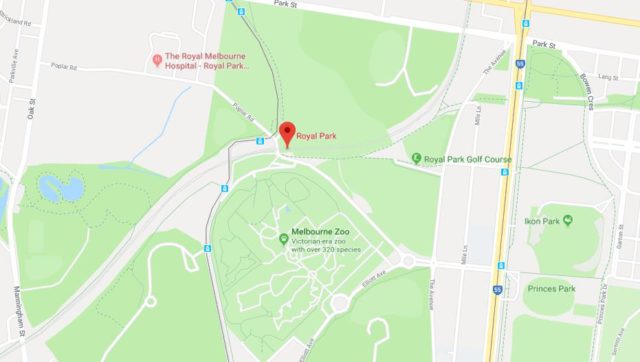 Royal Park and Melbourne Zoo maps