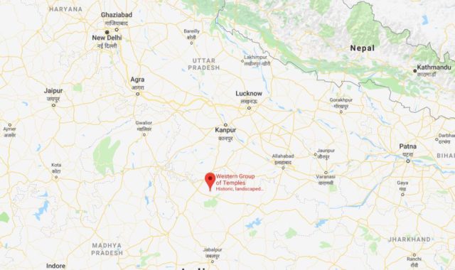 Where are Khajuraho Temples located