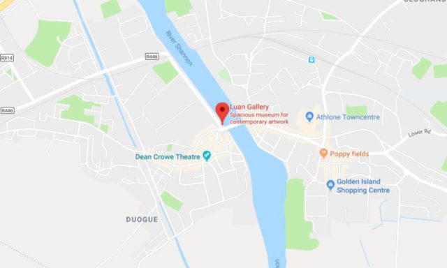 Where is Luan Gallery located on map of Athlone