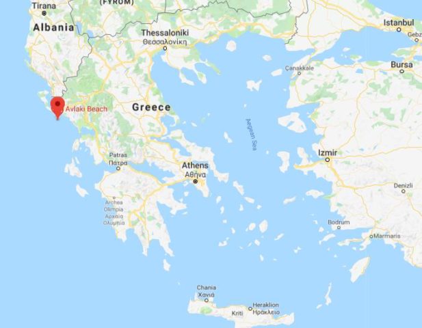 Where is Paxos (Paxi) located on map of Greece