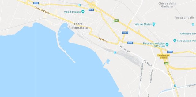 Map of Torre Annunziata Italy