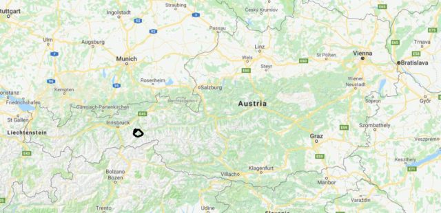 Where is Aschau located on map of Austria
