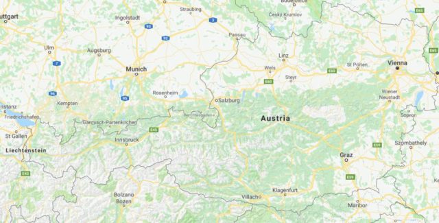 Where is Fugen located on map of Austria