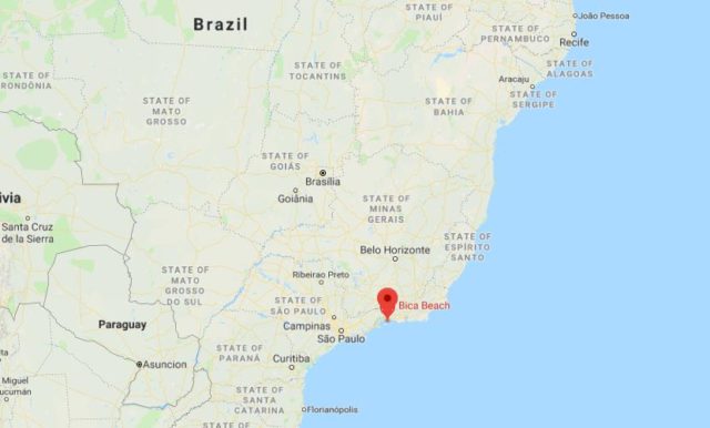 Where is Abraão located on map of Brazil