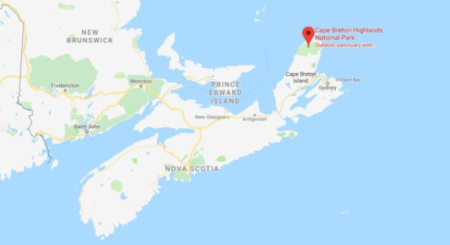 Where is Cape Breton Highlands National Park